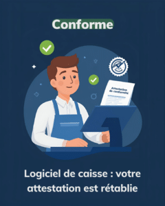 Lire la suite à propos de l’article Logiciels de caisse : la loi de finances 2026 annule la suppression de l&rsquo;attestation individuelle